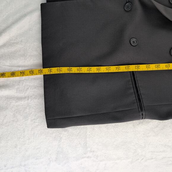 Bachrach Suit Jacket 100% Virgin Wool Men's 40W33R Double Breasted 23.5" Sleeves - Picture 8 of 10